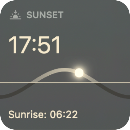 LoLa Lights sunlight mode automatically adjusting Litra light based on sun position with sunrise and sunset times